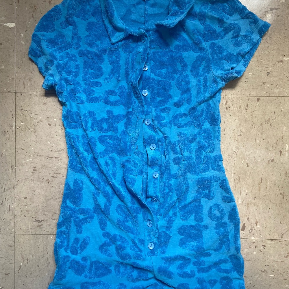 jaded london terry cloth onesie
